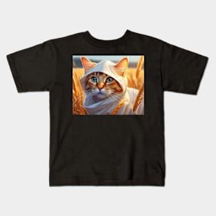 Kitty in Cloak Kids T-Shirt